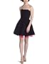 Betsey Johnson Women's Pleated Front Dress With Petticoat,Black,6