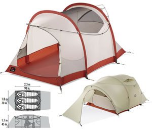 MSR Mo Room 3 Tent - 3 Person, 3 Season by MSR