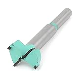 uxcell ヒンジボーリングビット 24mm掘削径 木材切削工具 デュアルフルート 1個入り