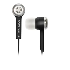 Coby Jammerz High-Performance Isolation Stereo Earphones CVE52BLK (Black): Electronics