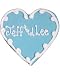 Beautiful Cookies Organic Party Favors-Heart with Names Organic Cookies Cookies, 10 Cookies