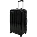 Business Koffer SCHWARZ Reisekoffer Koffer Trolley Boardcase Bordcase 50cm/ 45 L Hartschale