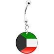 Kuwait Flag Belly Ring