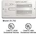 Safe-T-Alert 12V CO/Propane Alarm FLUSH MT WHITE