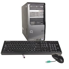 Compaq Presario SR5610F Desktop PC (2.5 GHz AMD Athlon X2 4800 Dual-Core Processor, 3 GB RAM, 320 GB Hard Drive, DVD Drive, Vista Premium)