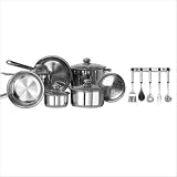Kinetic Classicor Stainless Steel 17 Piece Cookware Set