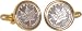Canadian Maple Leaf Silver Bullion Cufflinks by Cuff-Daddy