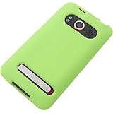 Silicone Skin GREEN Rubber Soft Cover Case for HTC EVO 4G (SPRINT) [WCS845] ....