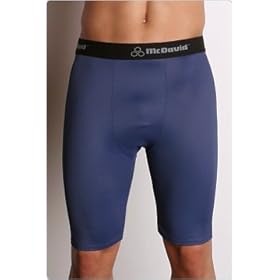  McDavid 810YT Premium Compression Shorts Navy Youth M