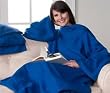 Snuggie Original Fleece Blanket with Free Booklight, Blue