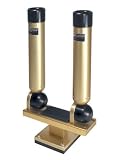 Big Jon Pedestal Mount Dual Multi-Set Rod Holders Gold (RH12432)