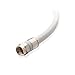 Cable Matters 2-Pack RG6 Coaxial Cable - 50ft, [CL2 Rated for in-Wall Use](CM) Quad Shield Coaxial Cable, RG6 Coax Cord for TV, Digital Router, Satellite Receiver and More, White