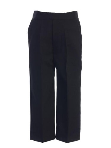 DapperLads Lito Little Boys' Black Dress Pants