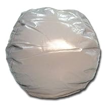 Jumbo Vinyl Bean Bag Chair in Gray