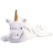 TY Beanie Baby - MYSTIC the Unicorn (tan horn & yarn mane)