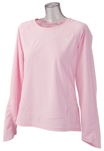 adidas(アディダス) 365 ファブリックXロングスリーブTシャツ ピュアピンク E93407