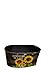 Your Heart's Delight Sunflowers Oval Planters, 4-1/2 by 8-1/2-Inch, Set of 2