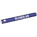 Brady 4296-A White on Blue, Snap-On Pipe Marker, Legend "Blower Air"