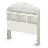 South Shore Tiara Collection Twin Bookcase Headboard, Pure White