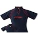 Ferrari Ladies Zip Neck Top - Navy