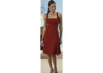 Misses London Times Red Empire Waist Dress