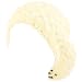 Open Crochet Net Knit Light Beret Slouch Tam Hat White