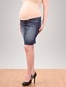 A Pea in the Pod Collection: AG Jeans Secret Fit Belly(tm) Knee Length 5 Pocket Stretch Fabric Maternity Skirt