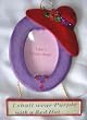 Red Hat Society Picture Frame Ornament