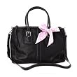 Coach Black Leather Hamilton Large Satchel Zip Handbag 13811