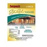 flea fogger:Sergeant's Gold Flea with Tick Fogger - 3 Pack (2-oz Each)