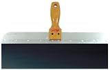 Wal-Board Tools 18-005 14" x 3" Blue Spring Steel Blade Taping Knife with Wood Handle (JK-14)