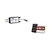 Venom Fly 30C 1S 250mAh 3.7V LiPo Battery with E-flite MCX Plug x2 Pack Combo - Compare to E-flite EFLB2501S20
