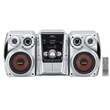 Panasonic Nitrix Series 5-CD Mini System, Silver - SC-AK343S