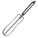 from Winware Winware Swivel Vegetable and Potato Peeler (Ideal to follow the shape of the vegetable - it removes less and can peel much faster)