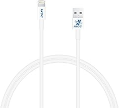 [Apple MFI Certified] iXCC ® Lightning Cable 3ft (Three Feet) Element Series 8 pin to USB SYNC Cable Charger Cord for Apple iPhone 5 / 5s / 5c / 6 / 6 Plus, iPod 7, iPad Mini / mini 2/ mini 3, iPad 4 / iPad Air / iPad Air 2(Compatible with iOS 8) [White]