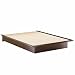 South Shore Furniture Step One Collection Queen Platform Bed, Chocolate