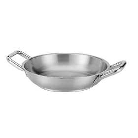36 x 6.5 STAINLESS STEEL PAELLA PAN