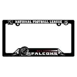 NFL Football Team Black Plastic License Plate Frame - Atlanta Falcons