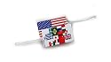 Lewis N. Clark American Flag Luggage Tag