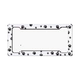 Buy Animal Paws License Plate Frame (Made of Plastic) by TAG FRAMES (PLASTIC)