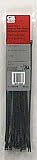 Gardner Bender 47-108UVB 8-Inch Black Releasable Cable Ties, 25-Pack