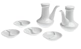 Global Decor 6-Piece Asian Sauce Set, Service for 4