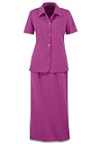 Column Skirt Suit