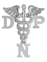 NursingPin - Doctor of Nursing Practice DNP Diamond Nurse Pin in Silver