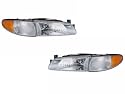 1997-2003 PONTIAC GRAND PRIX HEADLIGHT GRAND PRIX 97-03 COMPLETE SET: LEFT & RIGHT HEADLAMP ASSEMBLIES