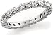 Bar Set Diamond Anniversary Eternity Wedding Ring, 1.00 ctw.