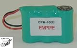 1X3-2/3AA/J CONNECTOR - NiMH 3.6V 600mAh for AASTRA TELECOM JB950,GP GP40AAK3BMX,GP GP60AAH3BMX,SOUTHWESTERN BELL FF2100,SOUTHWESTERN BELL FF2115,SOUTHWESTERN BELL FF2128,SOUTHWESTERN BELL FF2150,SOUTHWESTERN BELL FF905CS,SOUTHWESTERN BELL FF920A,SOUTHWESTERN BELL BP36MLX400,RADIO SHACK 23