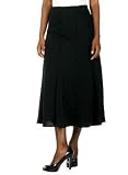 Women's Plus Size Flared Skirt with Fitted Waist