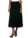 Women's Plus Size Flared Skirt with Fitted Waist