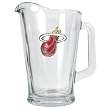 Miami Heat 60oz Glass Pitcher - Primary Logo NBA Basketball